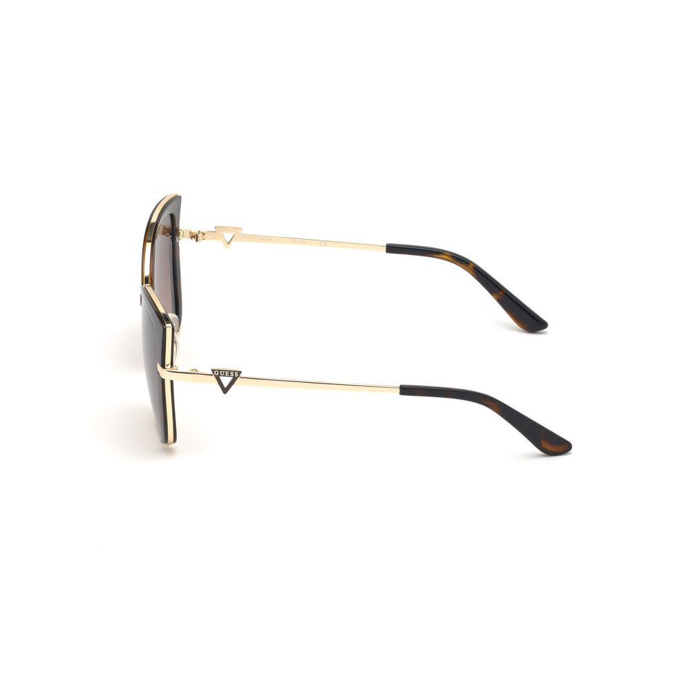 Guess Braune Metall-Sonnenbrille