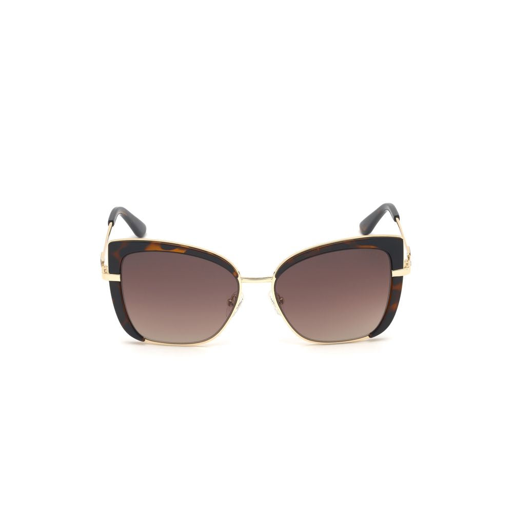 Guess Braune Metall-Sonnenbrille