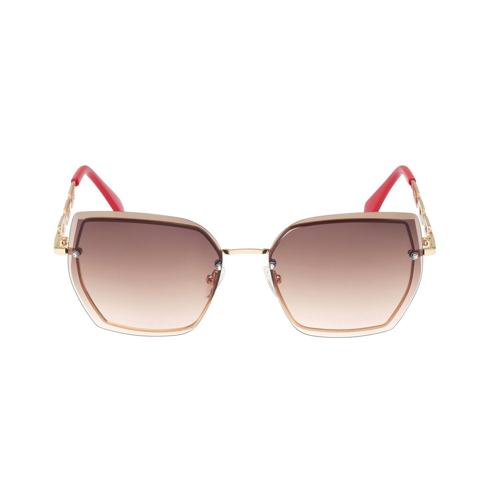 Guess Goldene Metall-Sonnenbrille