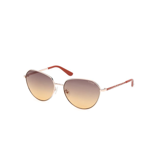 Guess Goldene Metall-Sonnenbrille