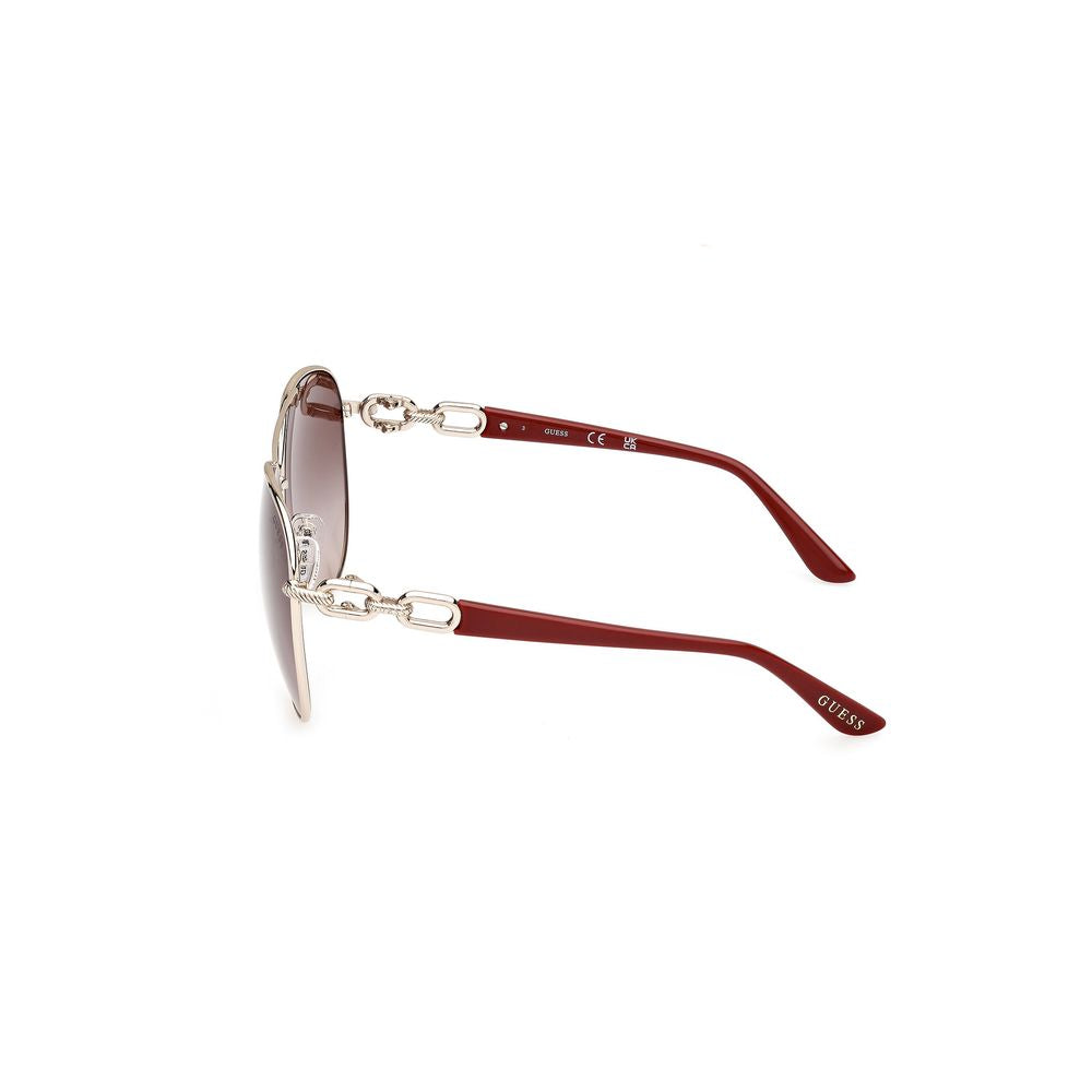 Guess Goldene Metall-Sonnenbrille