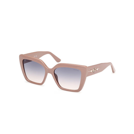 Guess Beigefarbene Sonnenbrille aus Harz
