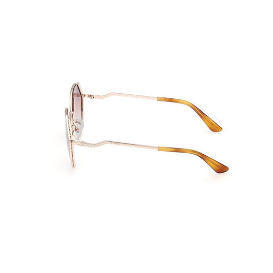 Guess Metall-Sonnenbrille in Gold