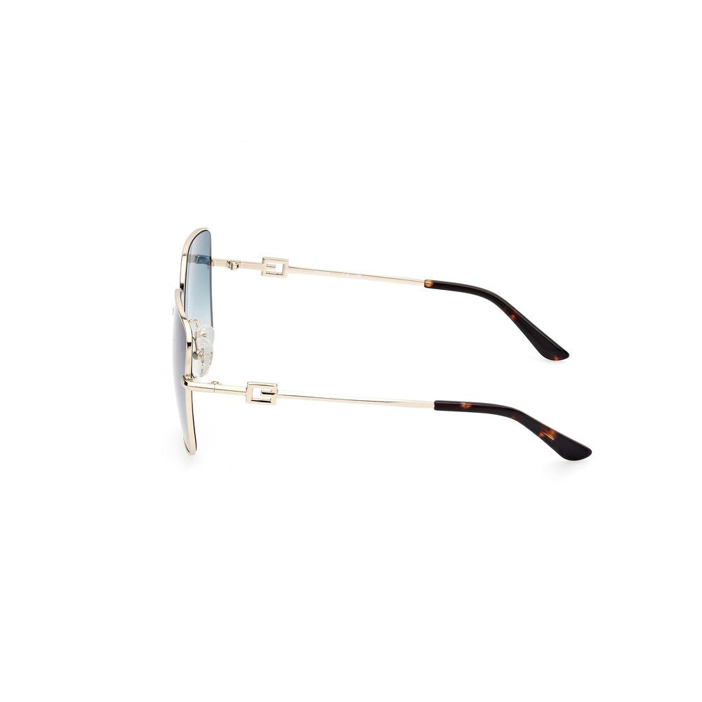 Guess Metall-Sonnenbrille in Gold
