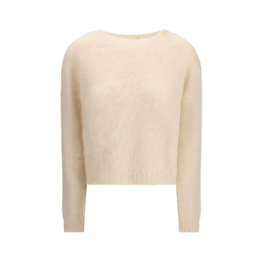 Max Mara Beiger Polyamid-Sweater