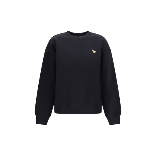 Maison Kitsuné Schwarzer Baumwoll-Sweatshirt