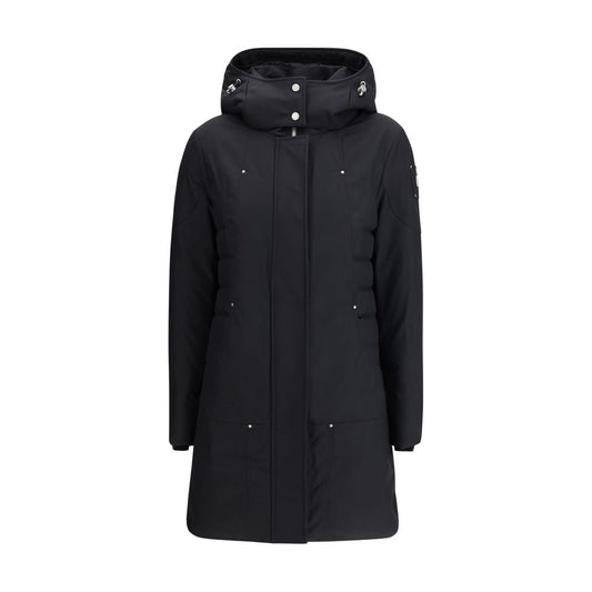 Moose Knuckles Schwarze Polyester-Parka