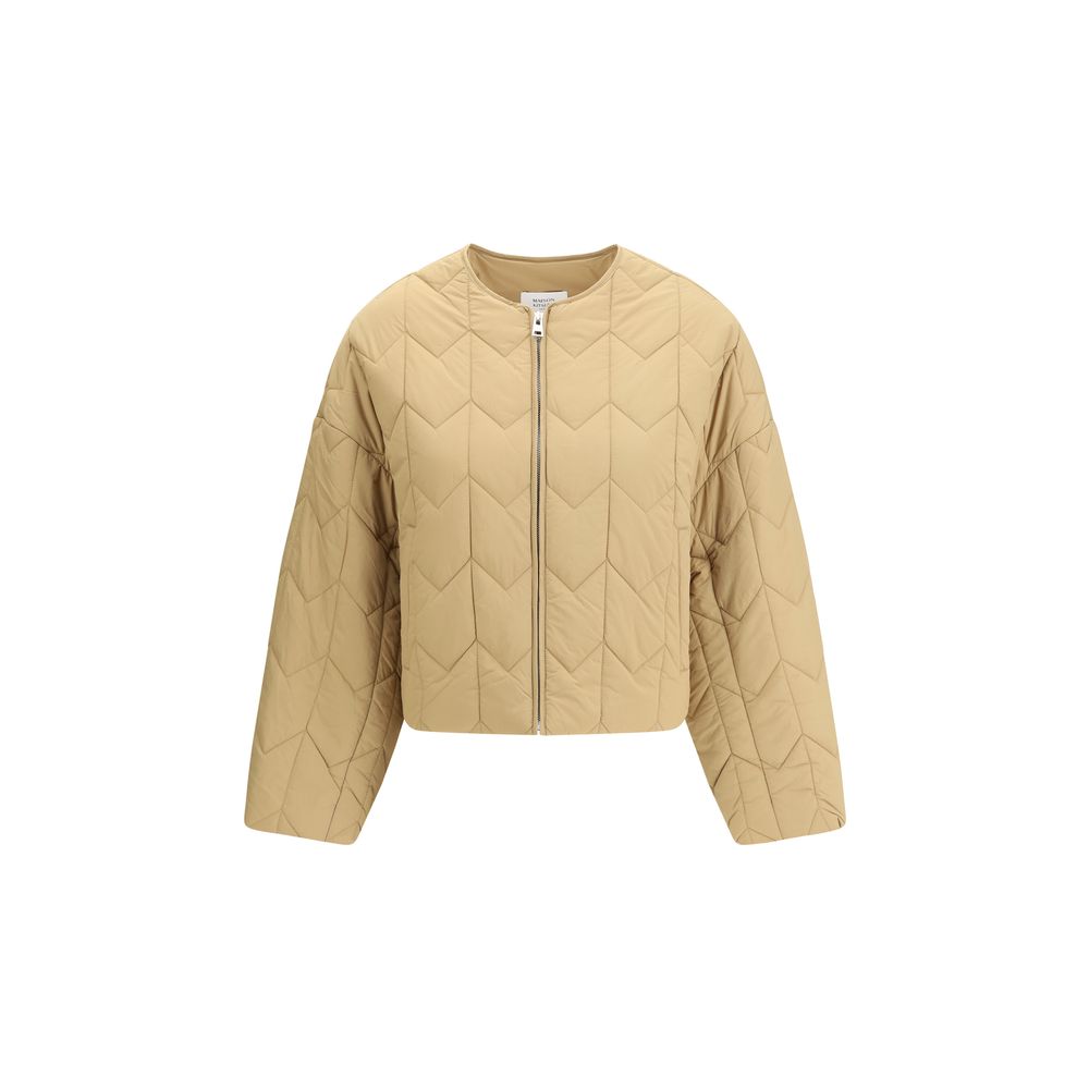 Maison Kitsuné Braune Polyamid-Jacke