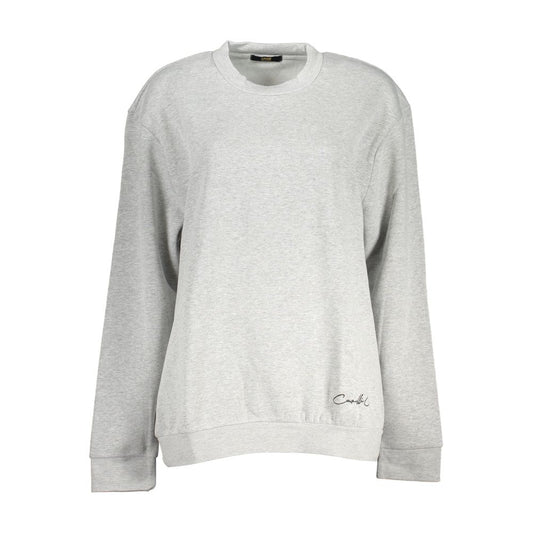 Cavalli Class Graues Baumwoll-Sweatshirt
