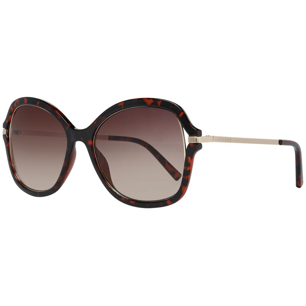 Guess Braune Metall- und Kunststoff-Sonnenbrille
