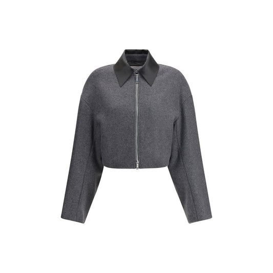 Max Mara Graue Wollfleece-Kleidung