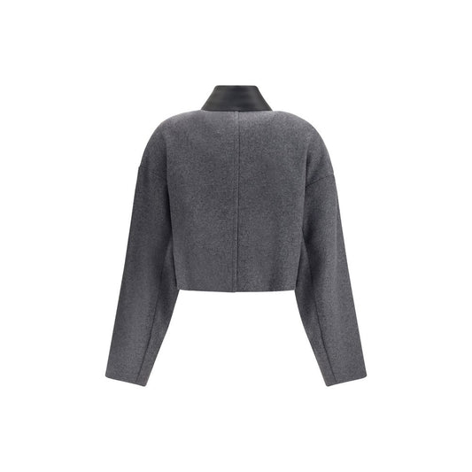 Max Mara Graue Wollfleece-Kleidung
