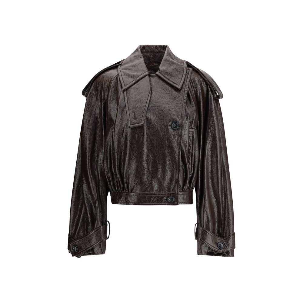 Max Mara Baumwollmantel in Braun