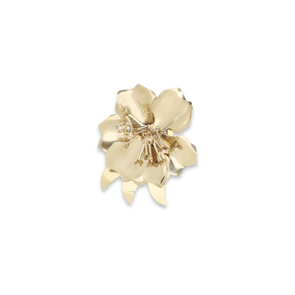 Miu Miu Goldfarbener Metall-Schlüsselanhänger