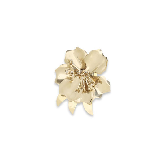 Miu Miu Goldfarbener Metall-Schlüsselanhänger