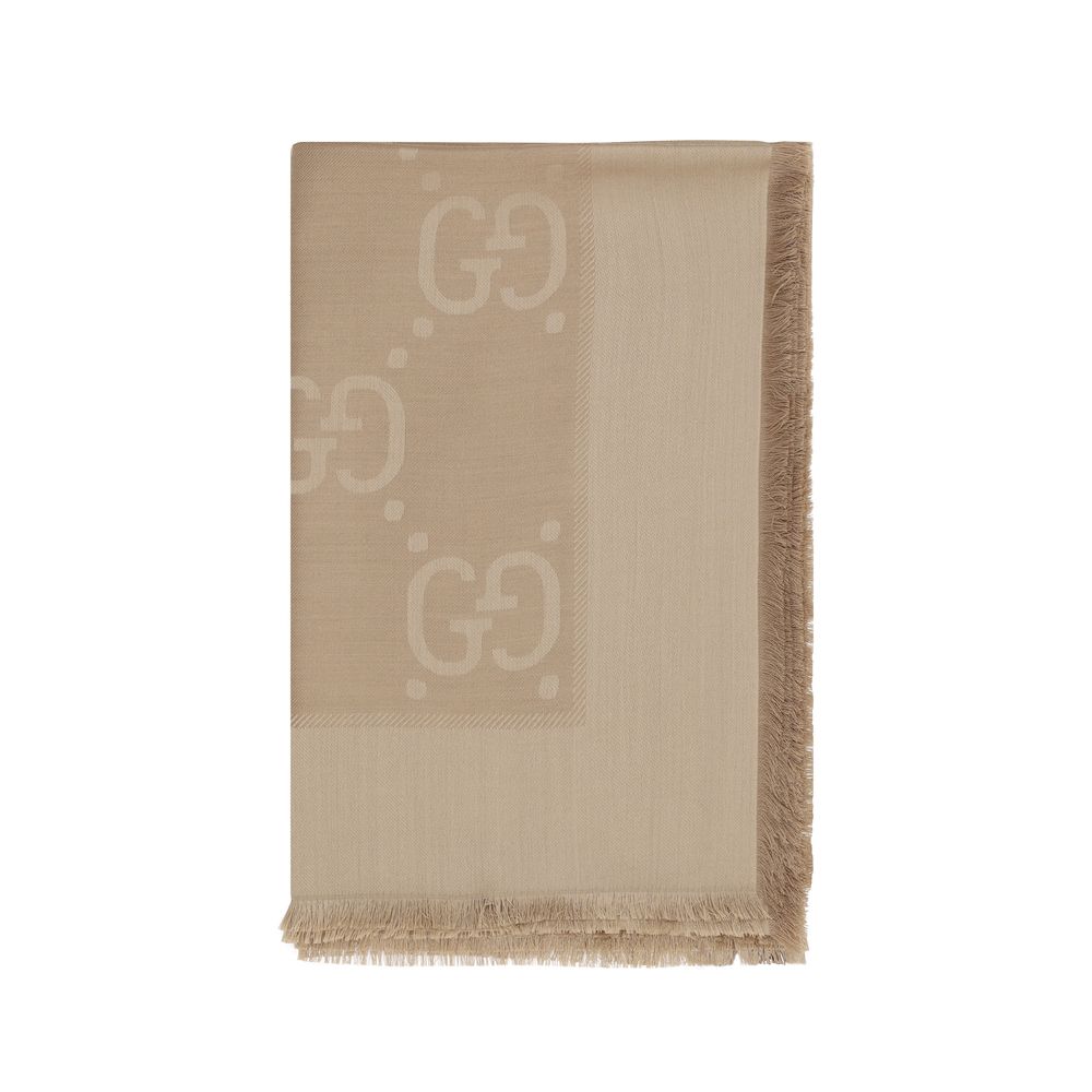 Gucci Brauner Wollschal