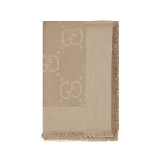 Gucci Brauner Wollschal