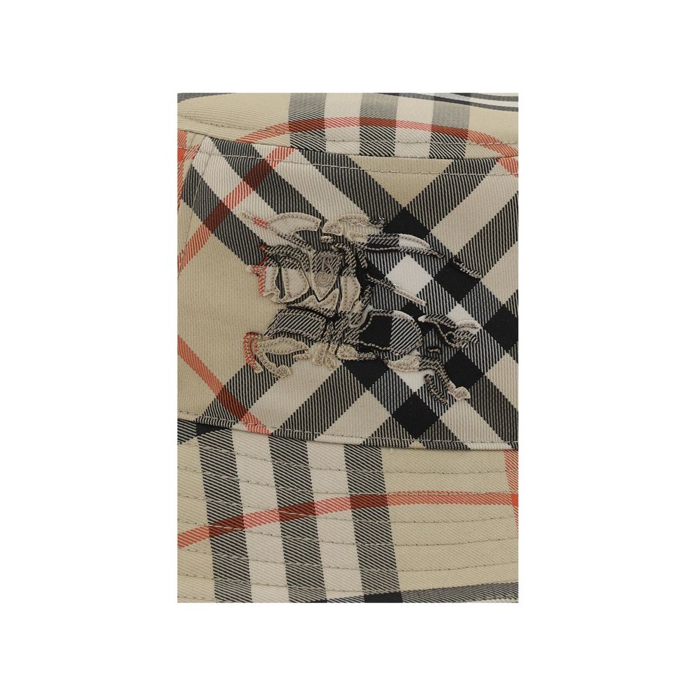 Burberry Brauner Polyester-Fischerhut