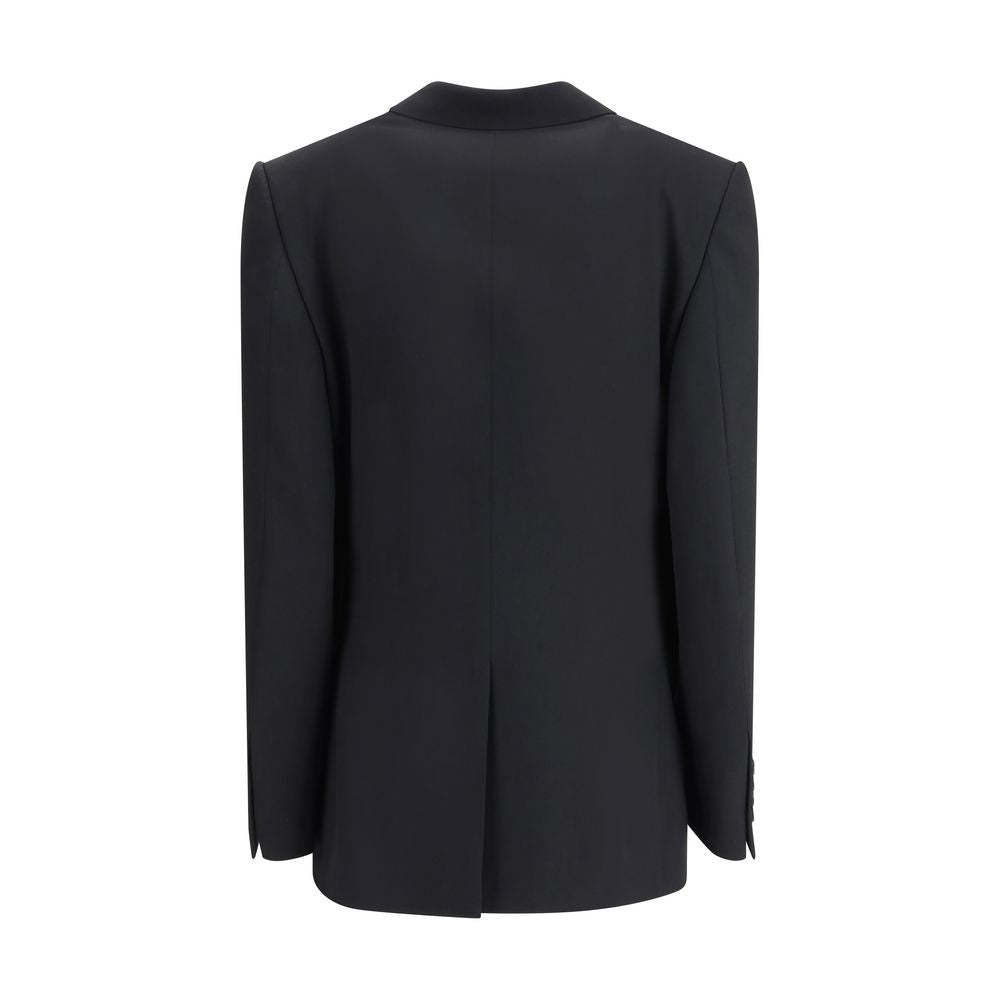 Balenciaga Schwarzer Wollanzug und Blazer