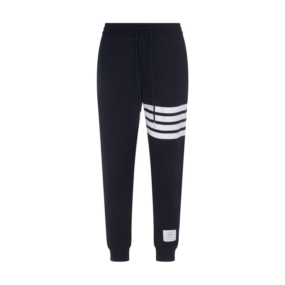 Thom Browne Blaue Baumwoll-Jogginghose (Trainingshose)
