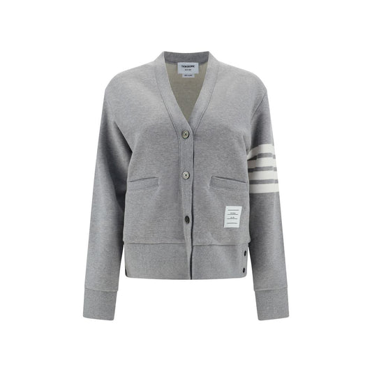 Thom Browne Baumwoll-Cardigan in Grau