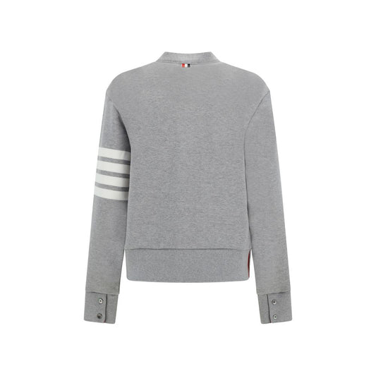 Thom Browne Baumwoll-Cardigan in Grau