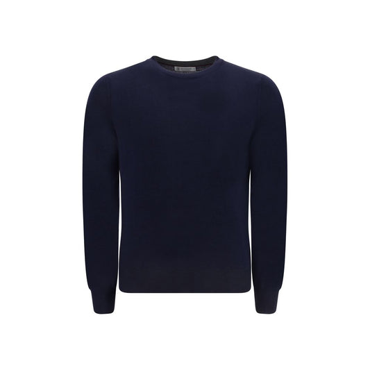 Brunello Cucinelli Blauer Wollfleece-Sweatshirt