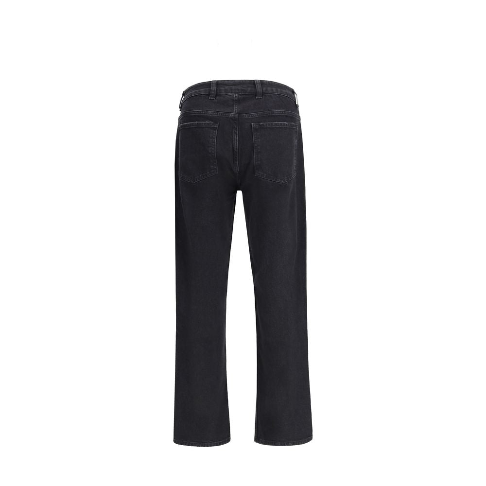 Represent Schwarze Baumwoll-Jeans mit geradem Bein