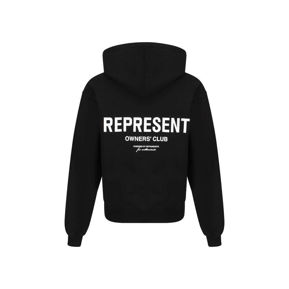 Represent Schwarzer Baumwoll-Sweatshirt