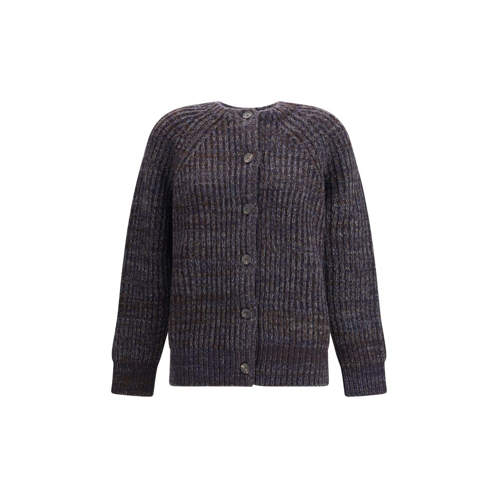 Prada Brauner Merinowoll-Cardigan