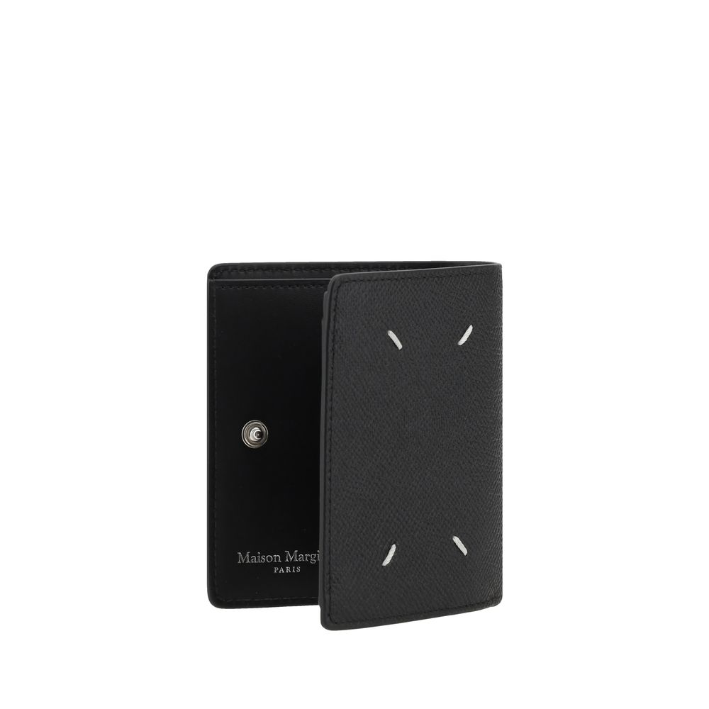 Margiela Schwarzes Kalbsleder Bos Taurus Portemonnaie