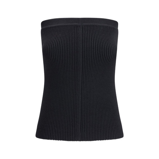 Rick Owens Schwarzes Woll-Bandeau-Top