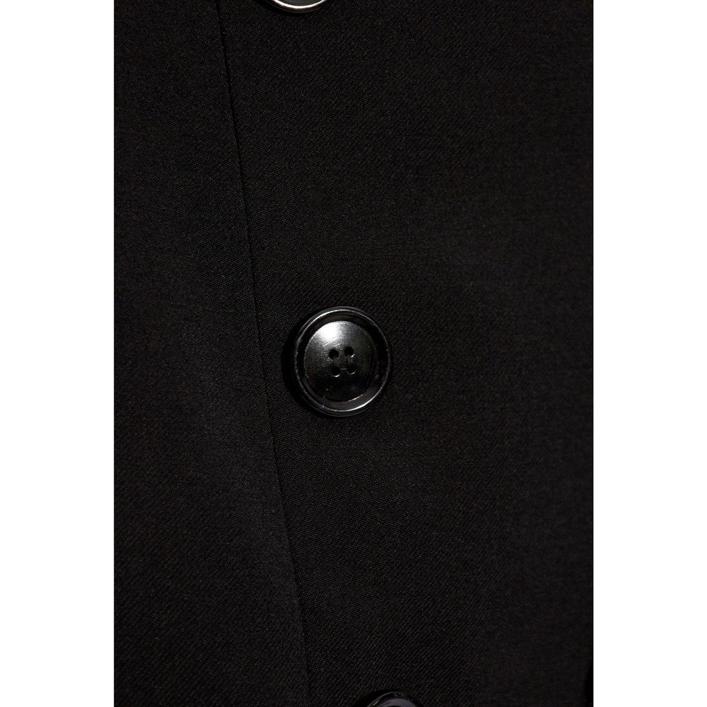 Alaïa Schwarzer Elastan-Midi-Rock