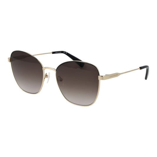 Longchamp Goldene Sonnenbrille aus Metall