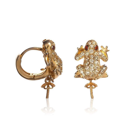 Lancaster Goldene Silberohrringe