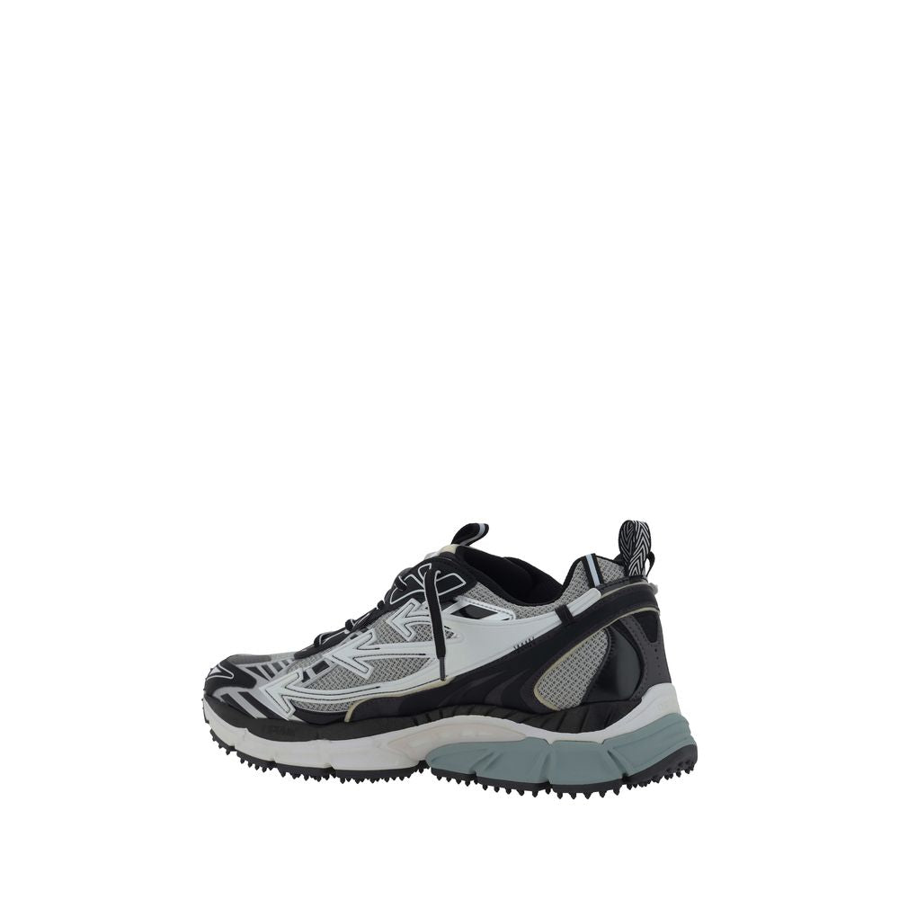 Off-White Graue Polyester-Sneaker
