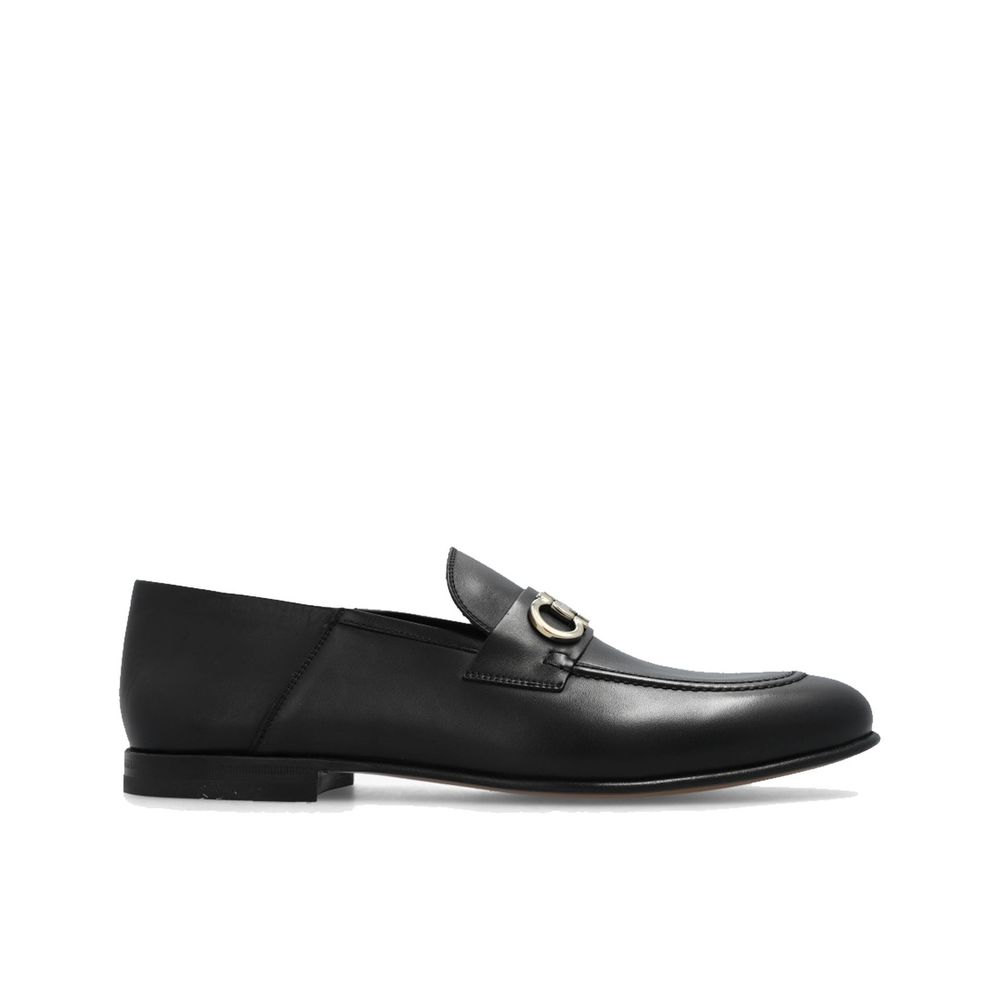 Salvatore Ferragamo Schwarze Loafer aus Kalbsleder